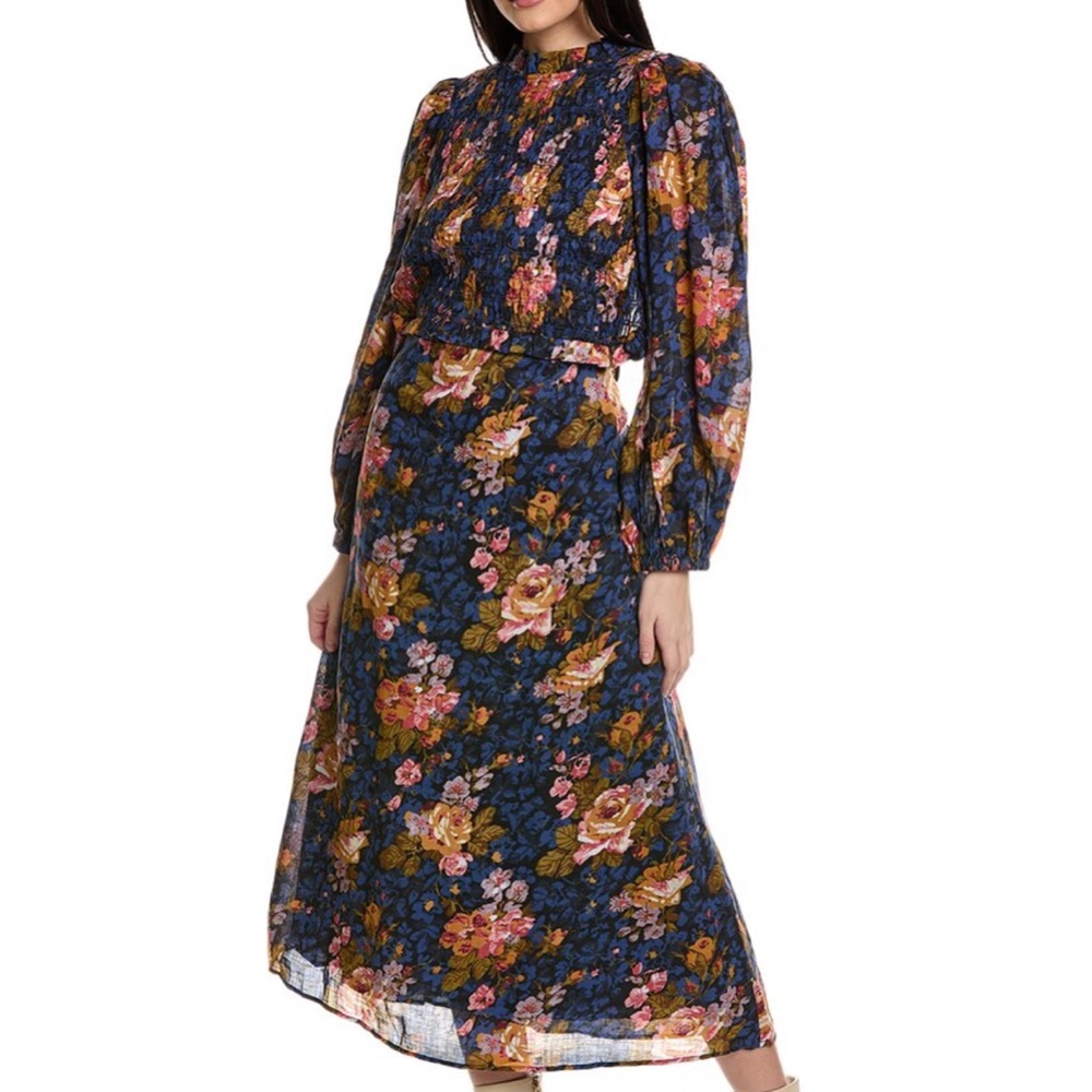 Sea NY Women’s Ines L/S Dress, Size 4, Navy Color